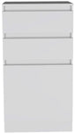 ZUN Cassel 2-Drawer Dresser White B06280083