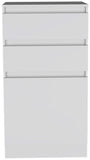 ZUN Cassel 2-Drawer Dresser White B06280083