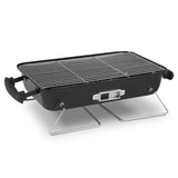 ZUN Portable Charcoal Grill, Tabletop Outdoor Barbecue Smoker, Small BBQ Grill for Outdoor Cooking 62629445