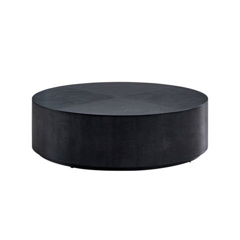 ZUN 35.43 Inch Modern Round Coffee Table MDF Coffee Table for Living Room,Drum Center Table for W2582P188323