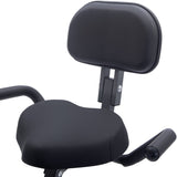 Folding Exercise Bike, Fitness Upright and Recumbent X-Bike with 10-Level Adjustable Resistance, Arm 62589639