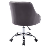 ZUN COOLMORE Velvet Home Office Desk Chair, Modern Cute Computer Chair, Wheels Height Adjustable W39532328