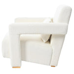 ZUN Mirod Sleek Right-Angle Armrests, Ergonomic Lumbar Support, Square Wooden Block Legs, Inclined Seat N760P193221B