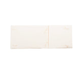 2" THICK CHAISE LOUNGE CUSHION IN CREAM - WATERPROOF FOLDABLE 2-SECTION DESIGN - FOR POOLSIDE, PATIO N770P253018C