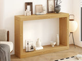 Modern Minimalist Entrance Table, Square Shaped Fashion Design, Easy to Assemble, Suitable N711P245613O