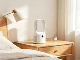 12.99 Inch Bladeless Desk Fan, 6-Speed USB Rechargeable, Quiet Portable Tower Fan, Easy to Clean & 02938268