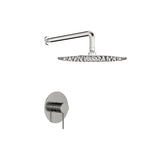 Shower Faucet Set,,Shower System with 10-Inch Rainfall Shower Head and Shower Valve, Brushed Nickel W1243136668