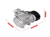 12V 125W A/C Compressor with Clutch Fits for Hyundai Genesis Coupe 2.0L L4 2010-2012 06259467