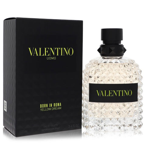 Valentino Uomo Born In Roma Yellow Dream by Valentino Eau De Toilette Spray 3.4 oz for Men FX-565148