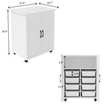 White storage cabinet, large-capacity storage, sturdy and durable, to enhance the taste of home, to W3062P289219