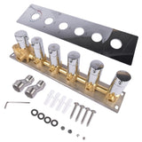 5-Function Silver Brass Shower Diverter Thermostatic Valve Shower Diverter Valve Constant 54087782