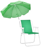 Folding Beach Chair with Umbrella Adults, Lightweight Porable Camping Chair with 265lbs Capacity 73128720