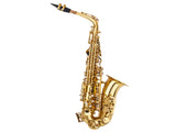 Stylish Mid-range Alto Drop E Lacquered Golden Saxophone Painted Golden Tube with Carve Patterns 26408580