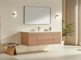 48" Wall Mounted & Floating Single Vanity with Ceramic Sink W1826P308973