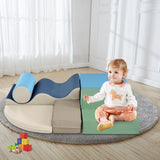 Soft Climb and Crawl Foam Playset 6 in 1, Soft Play Equipment Climb and Crawl Playground for N710P223031D