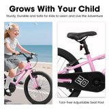 A20117 Kids' Bike 20 Inch Wheels, 1-Speed Boys Girls Child Bicycles For 3-5Years, Front V Brake, W2563P305322