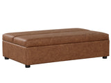 Twin Size Folding Ottoman Sleeper Bed with Mattress Convertible Guest Bed Brown WF307724AAD