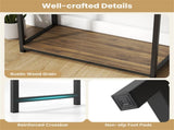 Freestanding Geometric Walnut Bookshelf 12 Staggered Shelves Metal Frame with Anti-Tip Kit 20854570