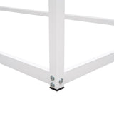 Twin Size Metal House Bed kids Bed, White MF295065AAK