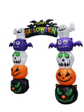 8.2 FT Cute Halloween Inflatables Pumpkin Archway Outdoor Decoration, Giant Blow up Yard Arch 37092327