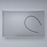 48 in. W x 30 in. H Rectangular Silver Aluminum Recessed/Surface Mount Medicine Cabinet with Mirror W2122P329704