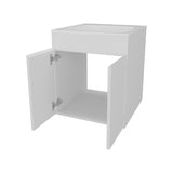 Shoshoni Bathroom Vanity with two Doors, White B128P314801