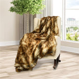 Luxurious Faux Fur Blanket - 2-Side Design , Soft & Warm, Ideal 27997775