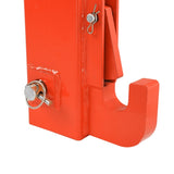 3 Pt Quick Hitch Adapter For Category 1 & 2 W/ Adjustable Bolt Tractor 3000lb,Orange 92087500