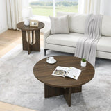 ZUN Modern minimalist coffee table, solid wood coffee table, Nordic style coffee table, simple design, W1781P202618