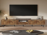 78" TV Stand for 85 75 65 Inch TV, TV Consoles for Living Room, Entertainment Center Wood TV Media 96486366