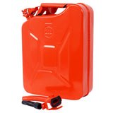 20L US Standard Cold-rolled Plate Petrol Diesel Can Gasoline Bucket with Oil Pipe Red RED 4pcs/set 88681439
