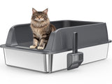 STAINLESS STEEL CAT LITTER BOX W1612P461486