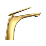 Single Hole Bathroom Sink Faucet with Pop Up Drain and Water Supply Hose, Single Handle Bathroom W1224P227855