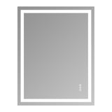 28x36" Frameless Tempered Mirror Dual LED Light Strips Front and Back LightingUnable ship on 53645378