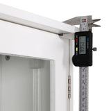 Double Doors Bathroom Cabinet White 03305955