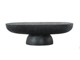 36x24x15" Black Oval Coffee Table W2078P161504