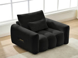35 "Teddy fabric sofa, modern lounge chair, upholstered with a pillow, apartment, office, living W2564P457791