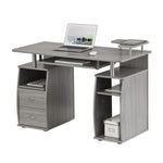 ZUN Complete Computer Workstation Desk With Storage, Grey 62969010