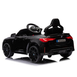 ZUN BMW M4 12v Kids ride on toy car 2.4G W/Parents Remote Control,Three speed adjustable,Power display, W1578P214208