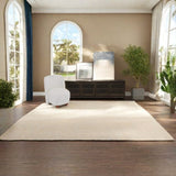 Modern Low Back Accent Chair, Upholstered Armless Living Room Chairs, Round Pine Wood Feet, for N817P224950W