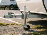 2000 lbs Heavy Duty Swivel Boat Trailer Jack with PP Dual Wheel, 15"-27" Lift Range for RV & Utility 91018928