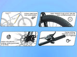 A2670 26 Inch Mountain Bike with 21-Speeds & Full Suspension Steel Frame, Alloy Rims, Disc Brakes W1856P471614