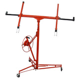 ZUN Drywall Lift Panel 13' Lift Drywall Panel Hoist Jack Lifter,red W46577210