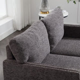 ZUN UNITED Modern chenille Fabric Loveseat, 2-Seat Upholstered Loveseat Sofa Modern Couch W1568P160576