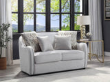 Mahler Beige Linen Loveseat W/4 Pillows B2726P457621