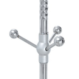 Main Stainless Steel Spray Painted Hanger, Modern Silver Stainless Steel Coat Rack, Solid Wood W1151P276821