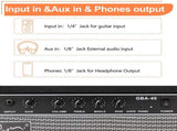 40W GBA-40 Electric Bass Amplifier Black 28550878