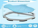 Light blue children's sensory rotating chair 360 &deg rotation, 220 pound capacity, planetary 95774985