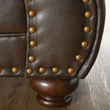 Leinster Faux Leather Upholstered Nailhead Chair T2574P196592