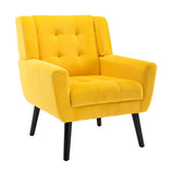 Modern Soft Velvet Material Ergonomics Accent Chair Living Room Chair Bedroom Chair Home Chair With W676P313940